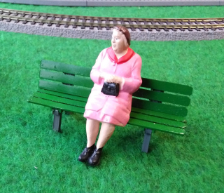 Lavička dřevěná zelená velikost G - Hobby Robi
