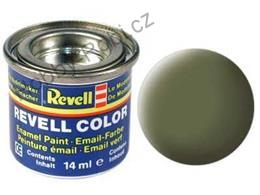 Barva emailová matná tmavě zelená č. 68 - Revell 32168