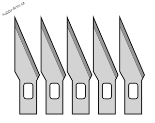 Čepele náhradní 5 ks - Donau MS05