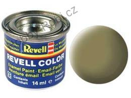 Barva emailová matná olivově žlutá č. 42 - Revell 32142