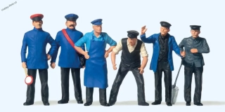 Postavičky Drážní zaměstnanci G - Preiser 45153