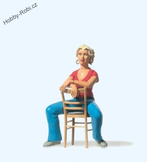 Postavičky Slečna na židli G - Preiser 45508