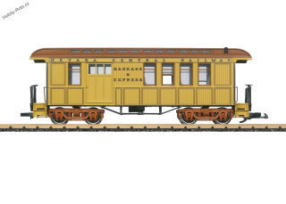 Osobní vůz se služebním oddílem Nevada G - LGB 36831