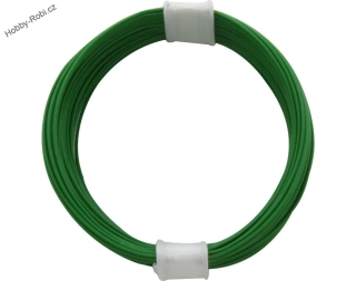 Kabel zelený 0,04mm 10m - Donau 110-4SB
