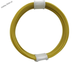 Kabel žlutý 0,04mm 10m - Donau 110-3SB