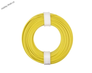 Kabel žlutý 0,25 mm 10 m - Donau 125-013