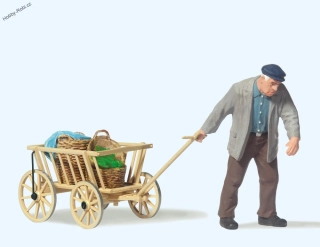 Postavičky Děda s kárkou G - Preiser 45109