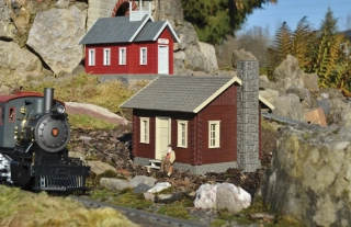 Srubový domek G sestavený - Piko 62716