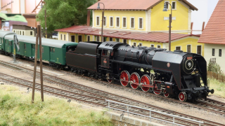 Parní lokomotiva 475.185 ČSD H0 - Micromodelart