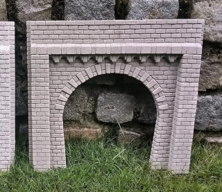Tunelový portál obloukový z betonu G - Modul 08