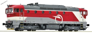 Motorová lokomotiva Brejlovec 754 083 ZSSK ZVUK H0 - Roco 7310082