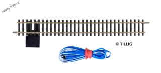 Přímá kolej 166 mm napájecí TT - Tillig 83149