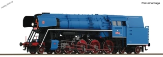 Parní lokomotiva 477.008 ČSD Papoušek H0 - Roco 7100033