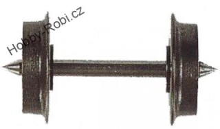 Dvojkolí TT 7,5 mm kovové 2x izolované - Müller 0090