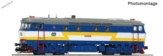 Motorová lokomotiva 751 372 ČD TT - Roco 7380039